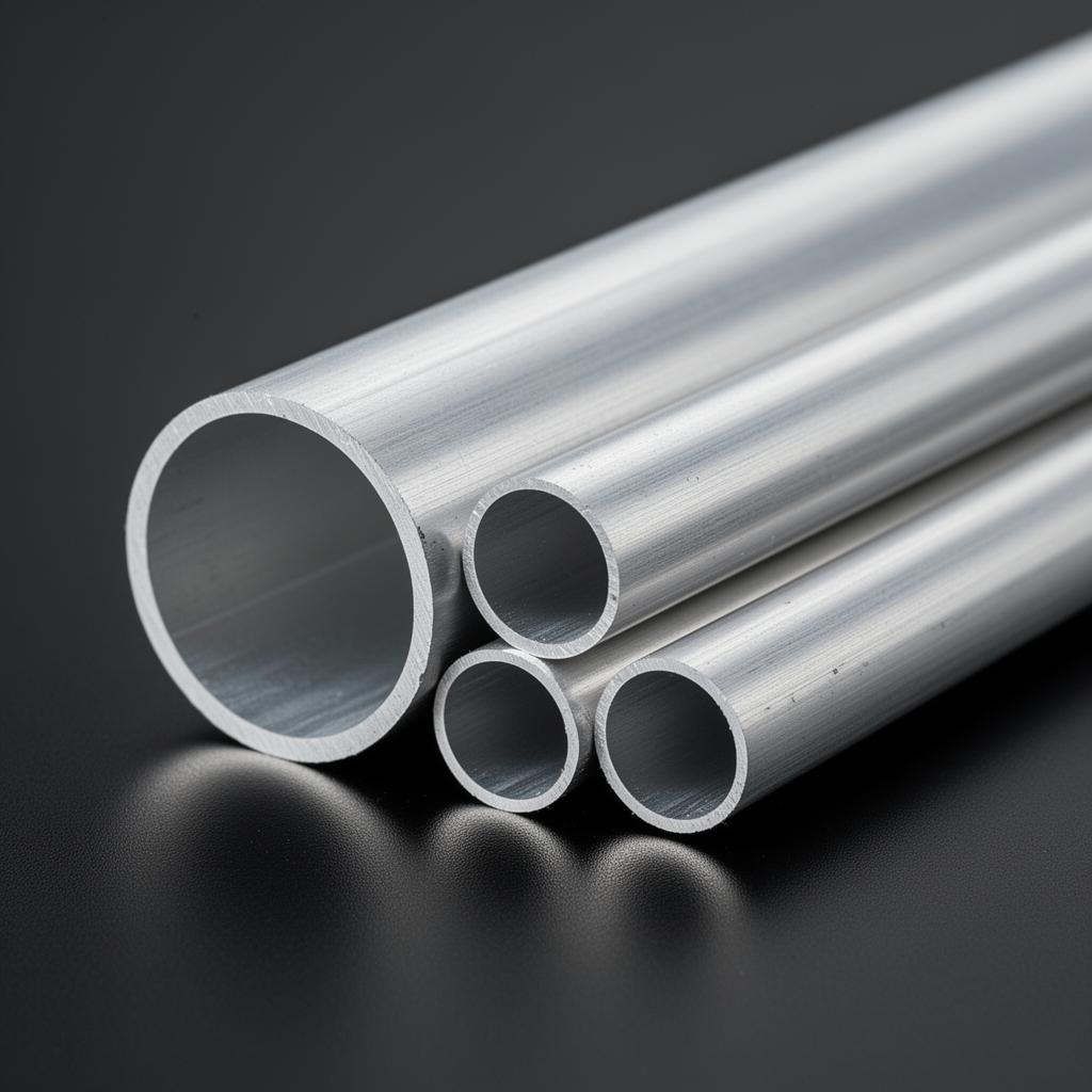 Aluminum Bus Pipe Supply cross-section and profile view