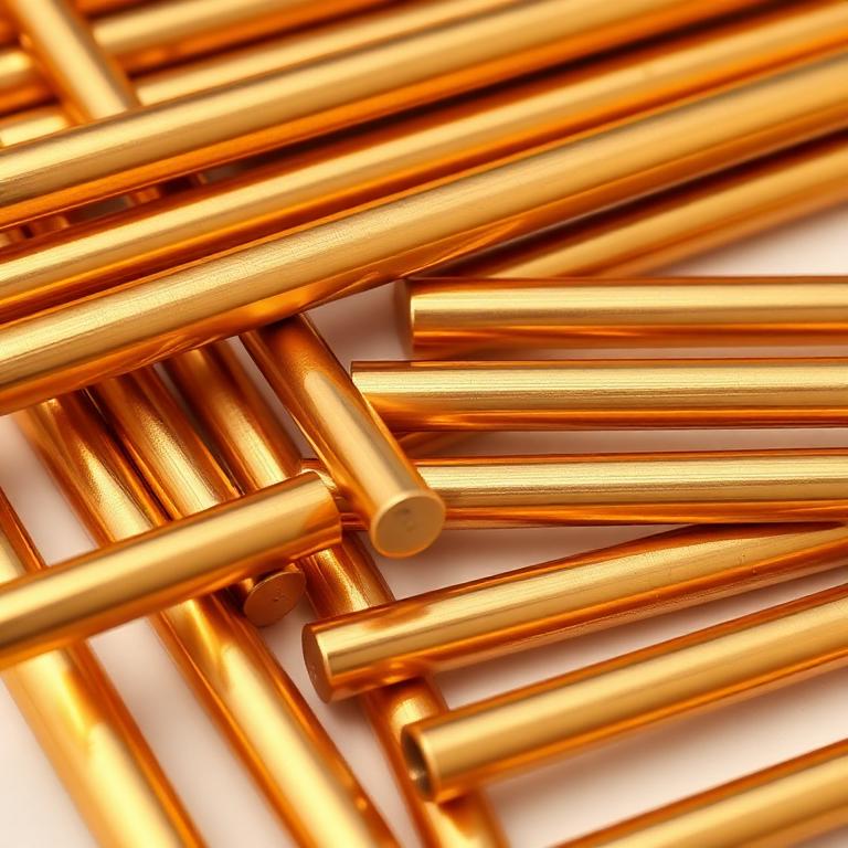 Bronze round bar and rectangle bar stock