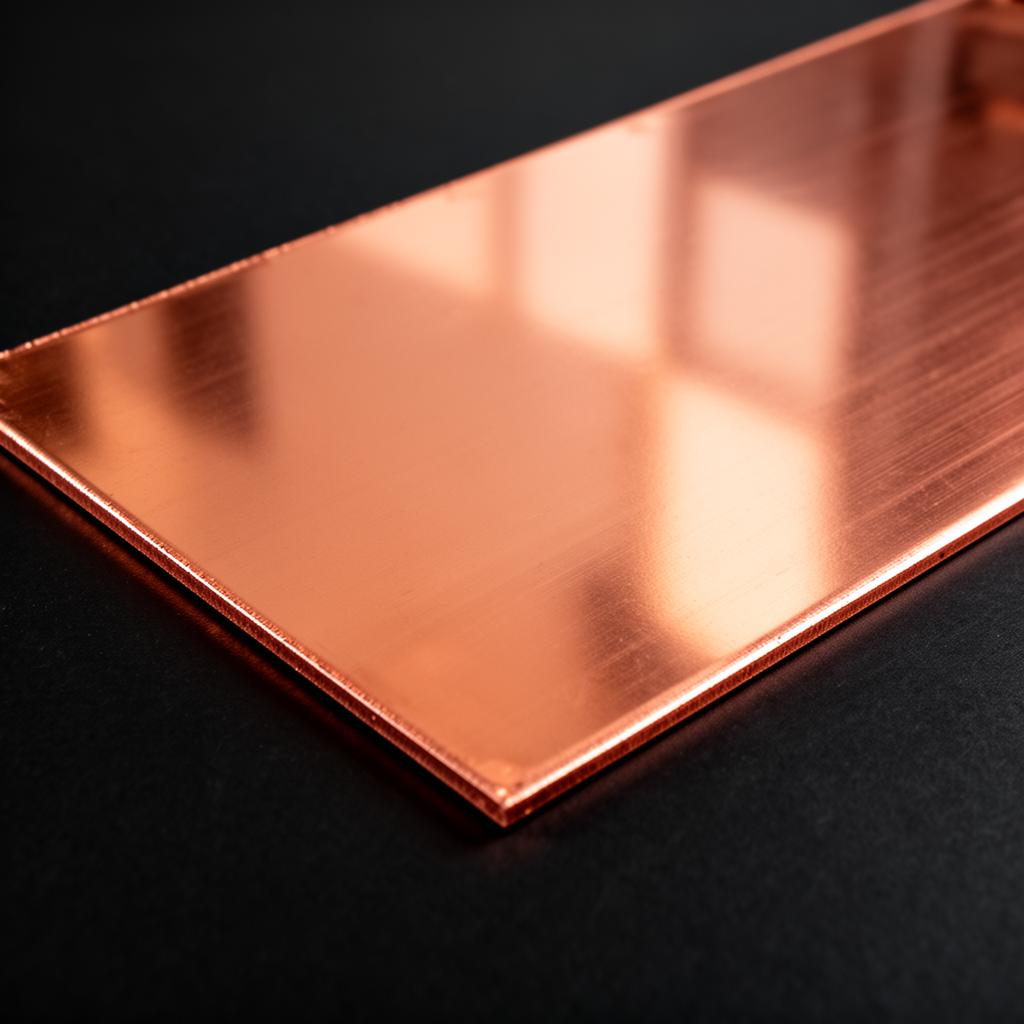 Copper Sheet Supply cross-section and profile view